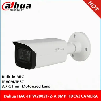 Dahua האץ-HFW2802T-Z-A 8MP IR80M כוכבים 3.7-11mm ממונע עדשת זום מיקרופון מובנה HDCVI מצלמה HD/SD להחלפה